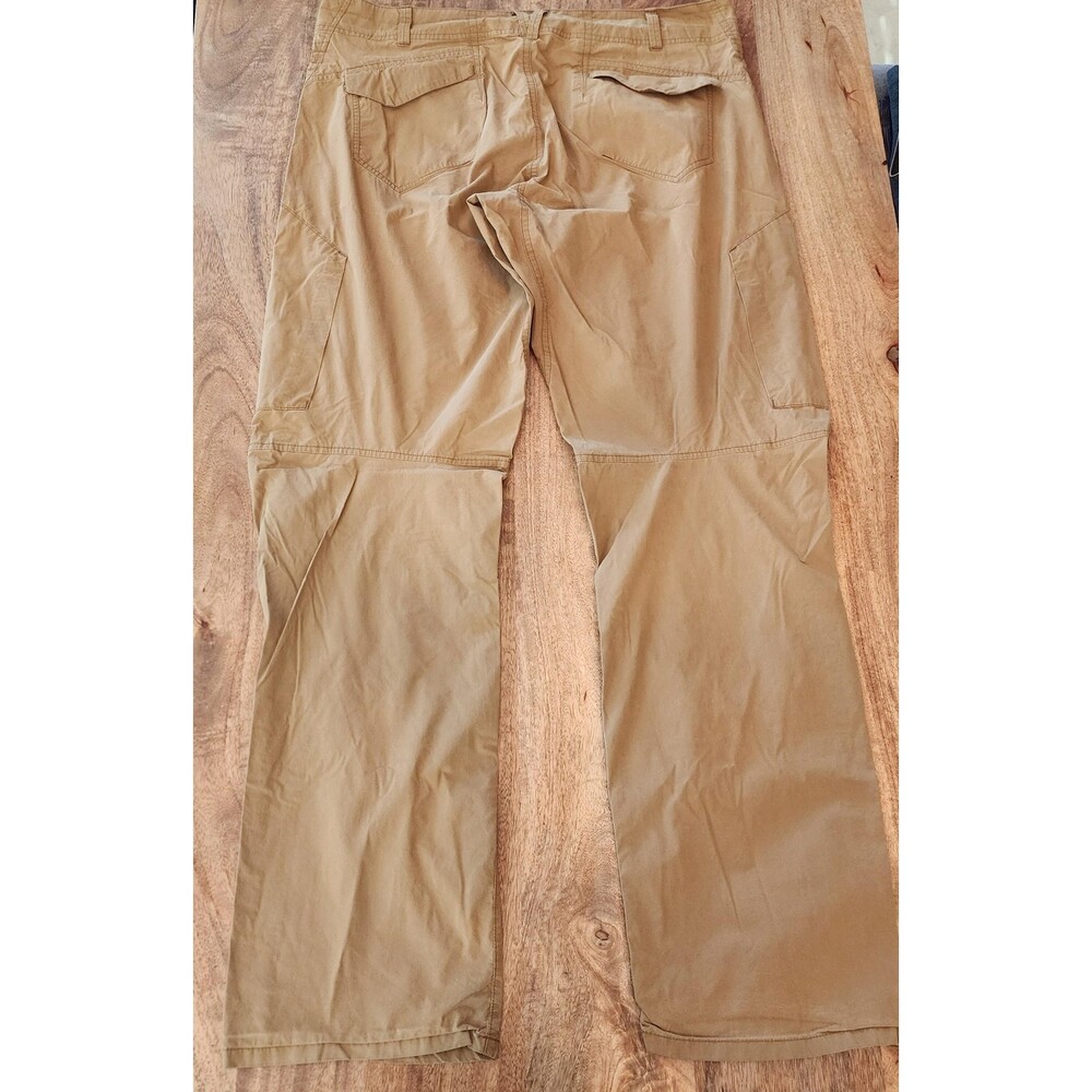 Arc'teryx Pants Mens 36x32 Beige Trim Fit Hiking Zip Pocket Stretch Khakis - Picture 11 of 16